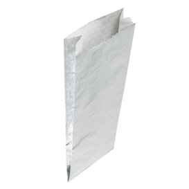 Papel Aluminio Antigrasa Plata 31,5*10,3+5cm (250 Uds)