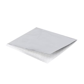Papel Aluminio Antigrasa Plata 2L 16*16cm (500  Uds)