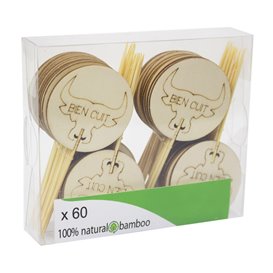Palillo Marcador Bien Hecho “Bien Cuit” 9cm (60 Uds)