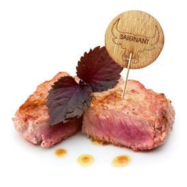 Palillo Marcador Poco Hecho “Saignant” 9 cm (1200 Uds)