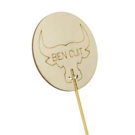 Palillo Marcador Bien Hecho “Bien Cuit” 9cm (60 Uds)