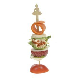 Pincho de Bambú “Bouddha 1” 12cm (50 Uds)
