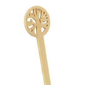 Agitador de Bambú Árbol de la Vida para Bebida 14cm (50 Uds)