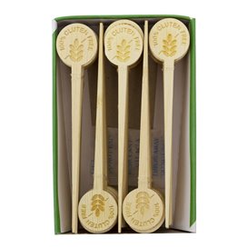 Palillo Marcador de Bambú Gluten Free 10cm (50 Uds)