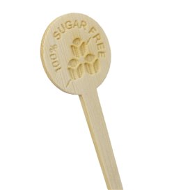 Palillo Marcador de Bambú Sugar Free 10cm (600 Uds)