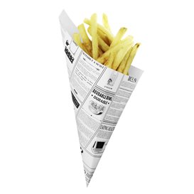 Cono de Papel Antigrasa Times 24,5cm 100g (2.000 Uds)