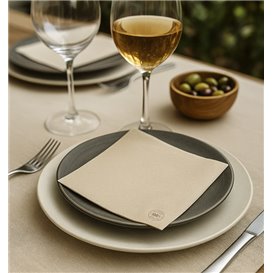 Servilleta de Papel Eco Gofrada 30x30cm 1C (100 Uds)