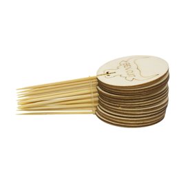 Palillo Marcador Bien Hecho “Bien Cuit” 9cm (60 Uds)