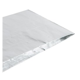 Bolsa de Papel Aluminio Antigrasa Plata 31,5+5x10,3cm (250 Uds)