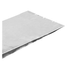 Bolsa de Papel Aluminio Antigrasa Plata 26+5x10,3cm (2000 Uds)