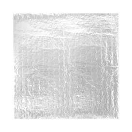Envuelta Aluminio Antigrasa Plata 35x35cm (1000 Uds)