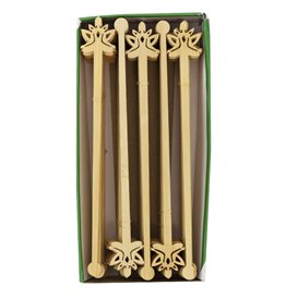 Agitador de Bambú “Bouddha 2” para Bebida 14cm (50 Uds)