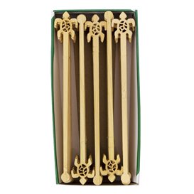 Agitador de Bambú Tortuga para Bebida 14cm (600 Uds)