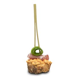 Pincho Doble de Bambú Catering 15 cm (100 Uds)