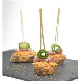 Pincho Doble de Bambú Catering 15 cm (100 Uds)