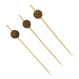 Pincho de Bambú Étnico 9cm (200 Uds)