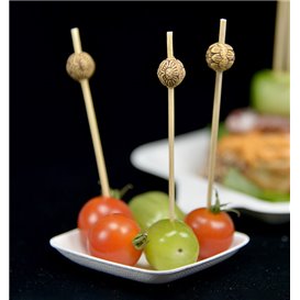 Pincho de Bambú Étnico 9cm (200 Uds)