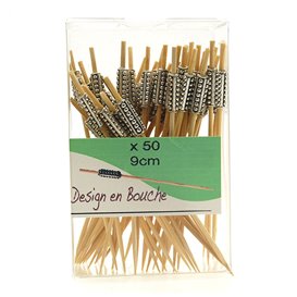 Pincho de Bambú “Totem” 9cm (600 Uds)
