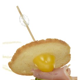 Pincho de Bambú Diamante 9cm (100 Uds)