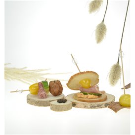 Pincho de Bambú Diamante 9cm (100 Uds)