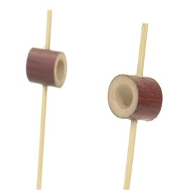 Pincho de Bambú Anillo Rojo 12cm (1000 Uds)