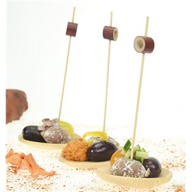 Pincho de Bambú Anillo Rojo 12cm (1000 Uds)