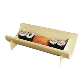 Bandeja de Bambú 20x10,5x4,5cm (12 Uds)