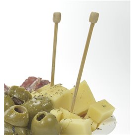Pincho de Bambú Perla 7cm (100 Uds)