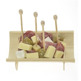 Pincho de Bambú Perla 7cm (100 Uds)