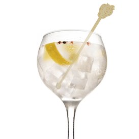 Agitador de Bambú Fresa para Bebida 14cm (600 Uds)