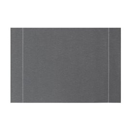 Mantel Individual Reutilizable "Day Drap" Anthracite 32x45cm (12 Uds)