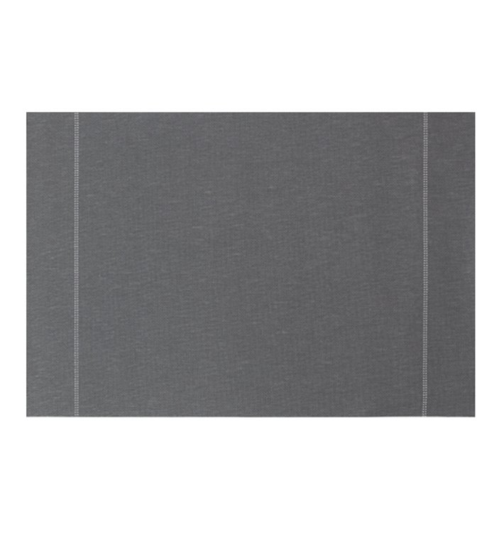 Mantel Individual Reutilizable "Day Drap" Anthracite 32x45cm (12 Uds)