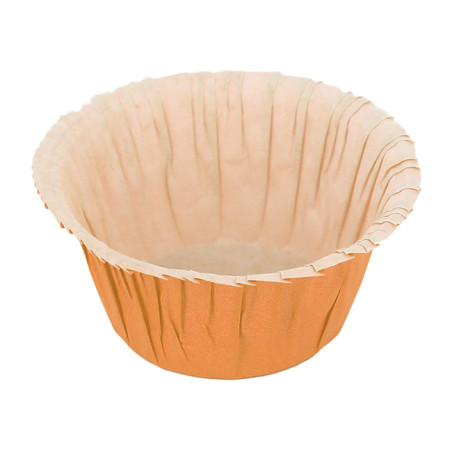 Cápsulas para Cupcakes 4,9x3,8x7,5cm Naranja (500 Uds)