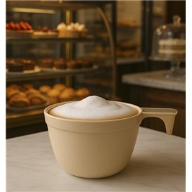 Taza Reutilizable PP Cup Beige 190ml (1.000 Uds)