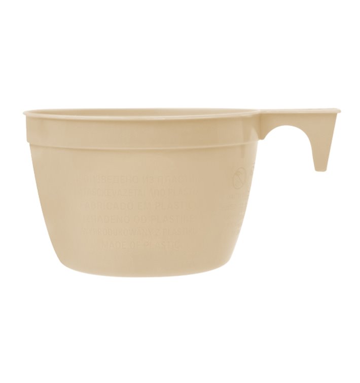 Taza Reutilizable PP Cup Beige 90ml (50 Uds)