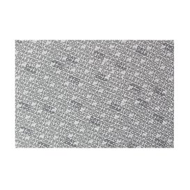 Mantel Individual Reutilizable "Day Drap" Anthracite 32x45cm (12 Uds)