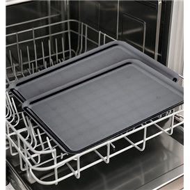 Bandeja Reutilizable PS Tray Negra 50x37cm (4 Uds)