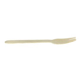 Tenedor de Madera Eco 16cm en Caja (100 Uds)