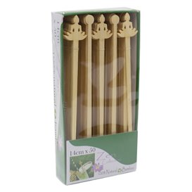 Agitador de Bambú “Bouddha 1” para Bebida 14cm (600 Uds)