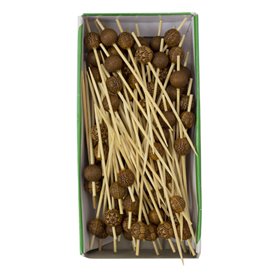 Pinchos de Bambú Étnico 9cm (100 Uds)
