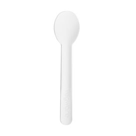 Cucharilla de Cartón Rígido Blanco 13cm (1.000 Uds)