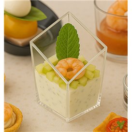 Vaso Degustación Diamante PS Transparente 60ml (200 Uds)