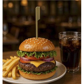 Pinchos de Bambú "Golf" Natural 18cm (50 Uds)