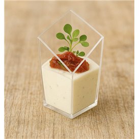 Mini Vaso Degustación Diamante PS Transparente 60ml (200 Uds)