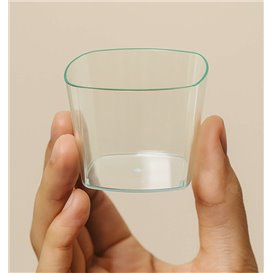 Mini Bol Degustación Bajo PS Transparente “Water Green” 150ml (200 Uds)