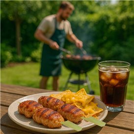 Pinchos de Bambú "Golf" Natural 18cm (10.000 Uds)