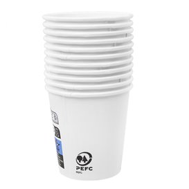 Vaso Cartón 4Oz/120ml Blanco Ø6,2cm (80 Uds)