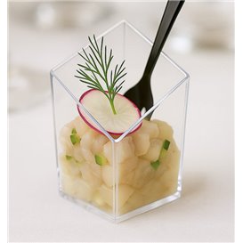 Mini Vaso Degustación Diamante PS Transparente 48ml (20 Uds)