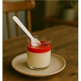 Cucharilla Cartón para Café Blanca 11,5cm (50 Uds)