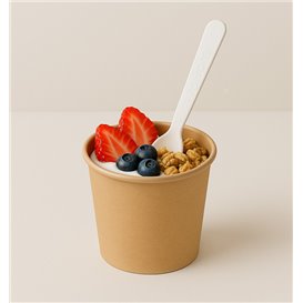 Cucharilla Cartón para Café Blanca 11,5cm (1.000 Uds)